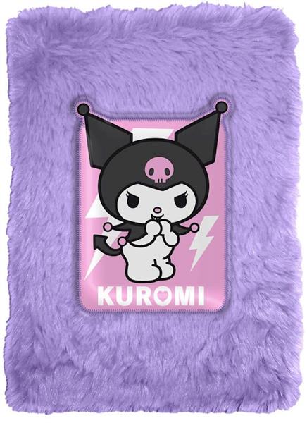 Imagen de Libreta de peluche Plush A5 Kuromi 