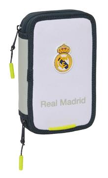 Imagen de Plumier Doble Pqño 29 Pcs Real Madrid Equip. 25/26 12,5x19,5x4 Cm