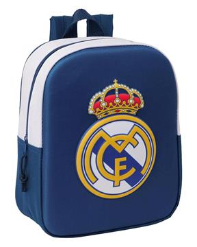 Imagen de Mochila Guarderia 3D Real Madrid 3D 22x27x10 Cm
