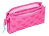 Imagen de Portatodo Triple Barbie "Corazones" 22x12x3 Cm