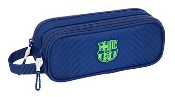 Imagen de Portatodo Doble F.C. Barcelona Navy Blue 21X8X6Cm