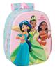 Imagen de Mochila 3D Princesas Disney 3D 27x33x10 Cm