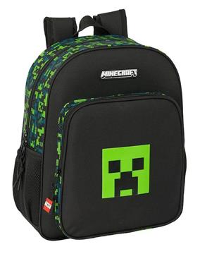 Imagen de Mochila Junior Adaptable a Carro Minecraft "Tnt" 32X38X12Cm