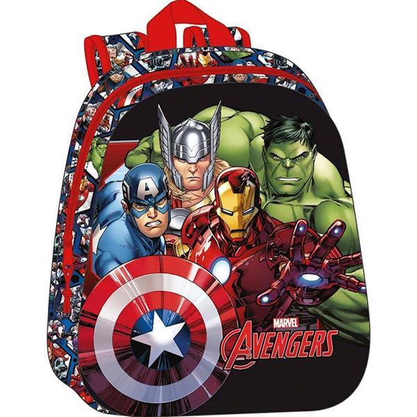Imagen de Mochila 3D Avengers 27X33X10Cm