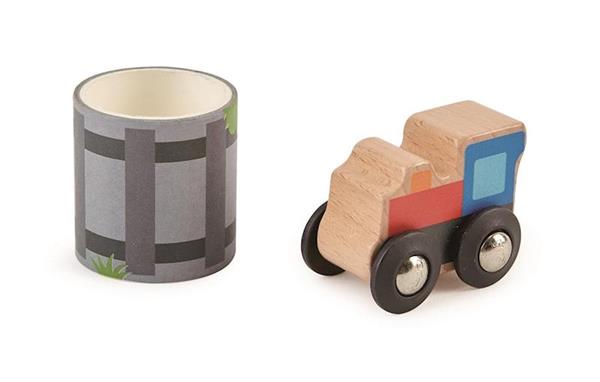 Imagen de Mini Juguete Tren de madera con Vía