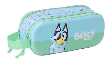 Imagen de Portatodo Doble 3D Bluey 3D 21x8x6 Cm