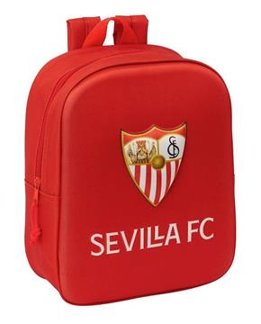 Imagen de MOCHILA GUARDERIA 3D BOLSILLO RED SEVILLA FC 22X27X10 CM