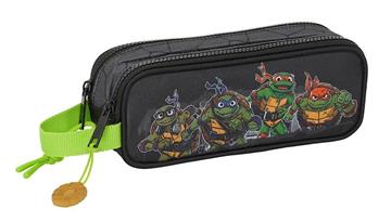 Imagen de PORTATODO DOBLE TORTUGAS NINJA 21X8X6 CM