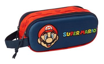 Imagen de Portatodo Doble 3D Super Mario 3D 21X8X6Cm