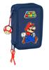 Imagen de Plumier Triple 37 Pcs Super Mario "Trick" 12,5X19,5X5,5Cm