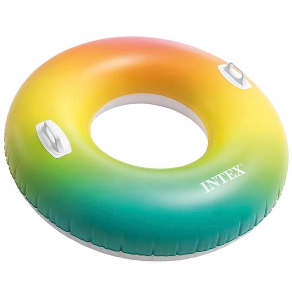 Imagen de Flotador Rueda gigante Arcoiris Con Asas