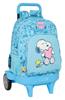 Imagen de Mochila Grande Con Ruedas Compact Evol. Ext. Snoopy "Love" 33X45X22Cm