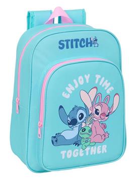 Imagen de Mochila Infantil Adapt.Carro Stitch 26X34X11Cm