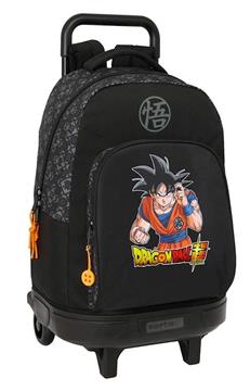 Imagen de Mochila Grande Con Ruedas Compact Extraible Dragon Ball "Combat" 33X45X22Cm