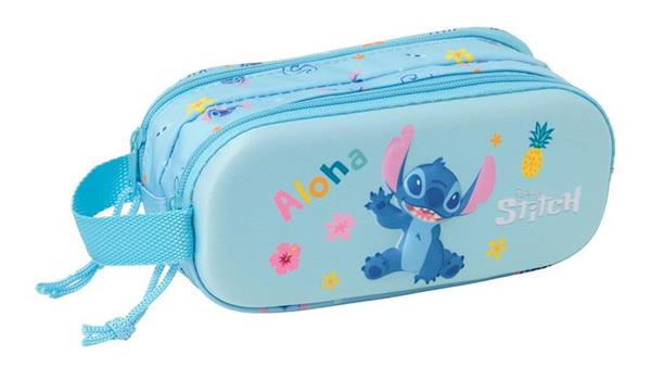 Imagen de Portatodo Doble 3D Stitch 3D 21x8x6 Cm