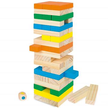 Imagen de Torre Blocs Madera Color Baby