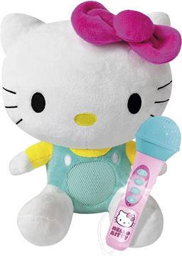 Imagen de Amplificador peluche con micro y cable Hello Kitty