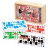 Imagen de Set Loteria Madera - 36 Cartones Color Baby