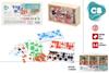 Imagen de Set Loteria Madera - 36 Cartones Color Baby