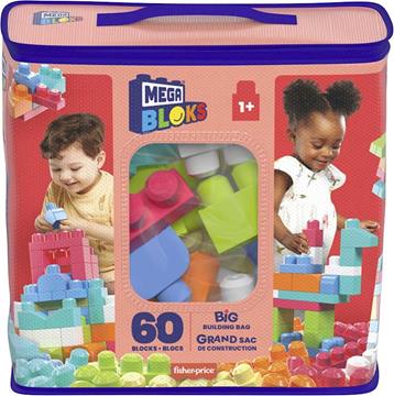 Imagen de Megabloks Bolsa Con 60 Piezas Rosa Mattel