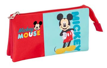 Imagen de Portatodo Triple Mickey Mouse 22X12X3Cm