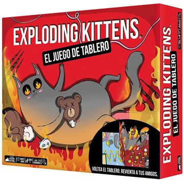 Imagen de Juego Exploding Kittens: el juego de tablero 2-6 jugadores