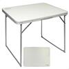 Imagen de Mesa de camping plegable blanca Aktive 80x60x70 cm