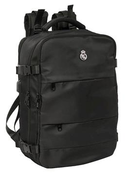 Imagen de Mochila Viaje Cabina Portatil 15,6'' Real Madrid Negra 29x44x19 Cm
