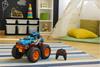 Imagen de Coche radio control Monster Truck transformable en lanzador, 2 en1, incluye un coche 17'90x22'50x21'50cm