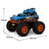 Imagen de Coche radio control Monster Truck transformable en lanzador, 2 en1, incluye un coche 17'90x22'50x21'50cm