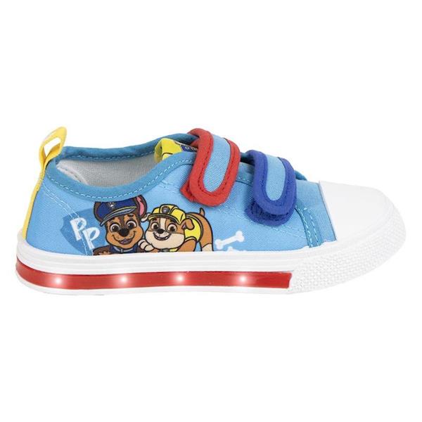 Imagen de Zapatilla Loneta Suela Pvc Con Luces Paw Patrol Talla 23