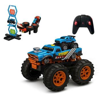 Imagen de Coche radio control Monster Truck transformable en lanzador, 2 en1, incluye un coche 17'90x22'50x21'50cm