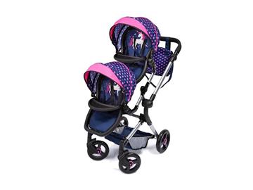 Imagen de Silla Paseo Gemelar Azul Cubre Canastos