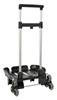 Imagen de Carro Portamochilas Plegab. Triple Rueda Trolley Negro 32x88x23,5 Cm