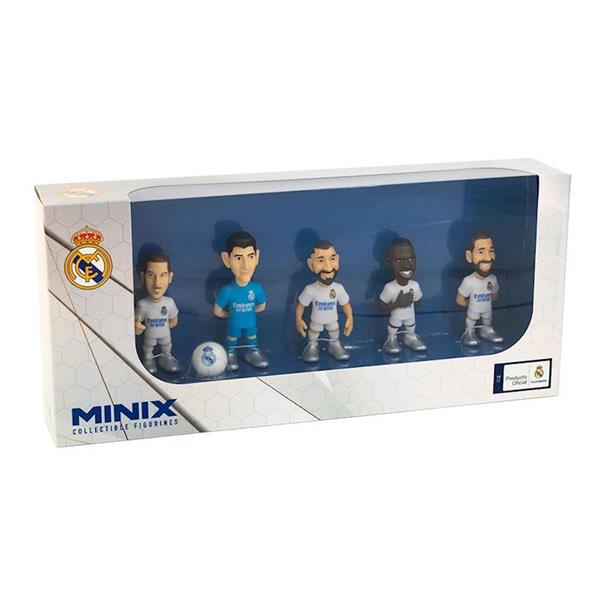 Imagen de Pack Minix con 5 figurs  Real Madrid 7 cm.