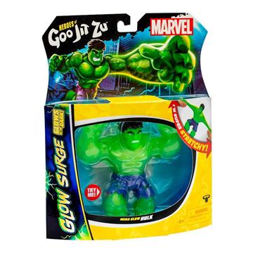 Imagen de Figura estirable  Marvel  Glow Surge Hulk. Brilla en la oscuridad. 13 CM