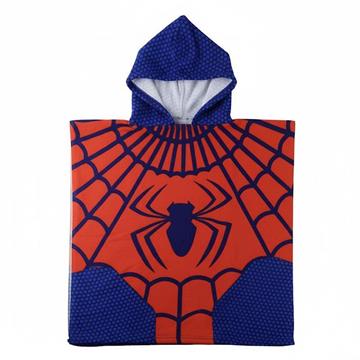 Imagen de Poncho Microfibra Spiderman 55.0 X 77.0 X 1.0 Cm