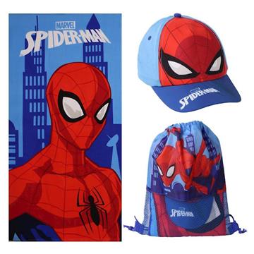Imagen de Toalla Set Saquito Spiderman 70.0 X 140.0 X 1.0 Cm