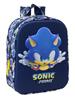 Imagen de Mochila Guarderia 3D Sonic "City" 22x27x10 Cm