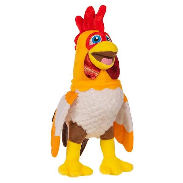 Imagen de Gallo Bartolito La Granja de Zenón Peluche Musical Bandai