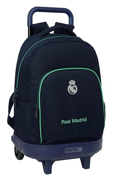 Imagen de Mochila Gde. C/Ruedas Compact Extraible Real Madrid 2ª Equipacion 25/26 33X45X22Cm