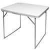Imagen de Mesa de camping plegable blanca Aktive 80x60x70 cm