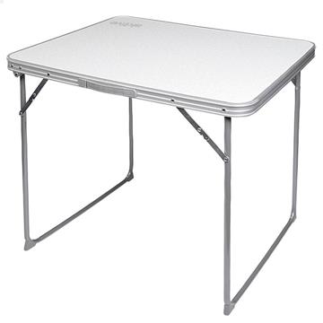 Imagen de Mesa de camping plegable blanca Aktive 80x60x70 cm