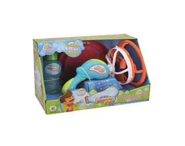 Imagen de Pistola lanzador pompas, ¡Hace pompas dentro de la pompa gigante! incluye botella con líquido