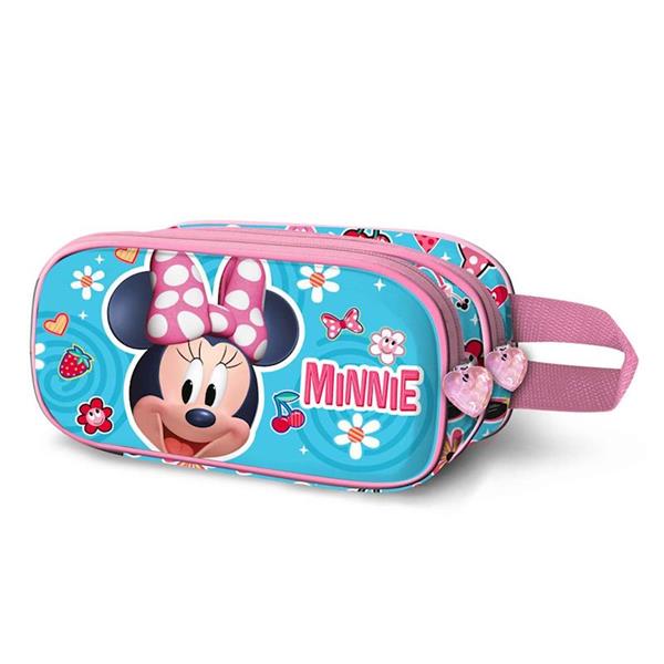 Imagen de Estuche Portatodo Doble 3D Minnie Mouse Happiness 22 x8 x9,5 cm