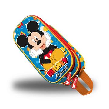 Imagen de Estuche Portatodo Doble 3D Mickey Mouse Glad 22 x8 x9,5 cm