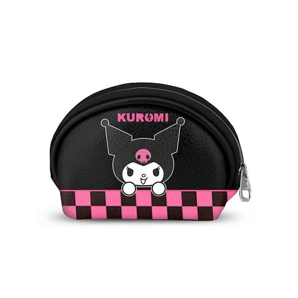 Imagen de Monedero Oval Casual Kuromi Chess 12 x4,5 x9 cm