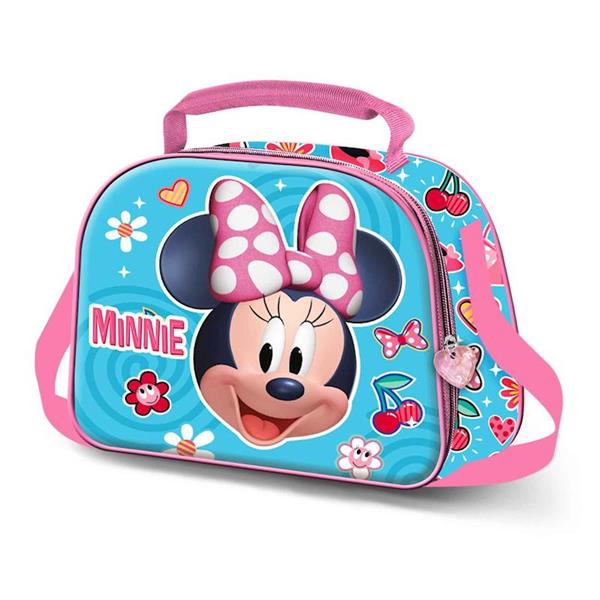 Imagen de Bolsa Portamerienda 3D Minnie Mouse Happiness 25,5 x10 x20 cm