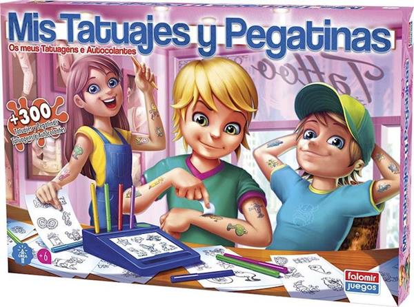 Imagen de Juego de tatuajes y pegatinas de Falomir