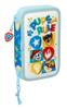 Imagen de PLUMIER DOBLE PQÑO 28 pcs PAW PATROL "PUPS RULE" 12,5X19,5X4 CM